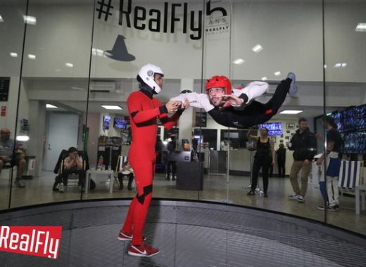 Vol d’initiation en chute libre au simulateur Realfly à Sion, Valais  - #17