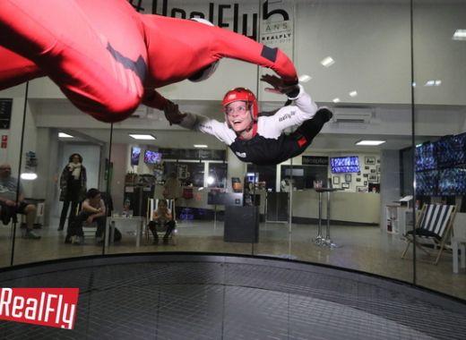 Vol d’initiation en chute libre au simulateur Realfly à Sion, Valais  - #12