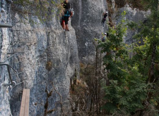 Soutien dans la via ferrata de Vouglans - #3