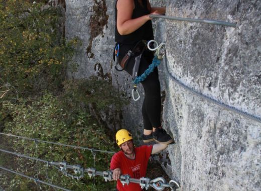 Soutien dans la via ferrata de Vouglans - #6