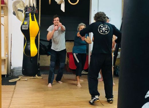 Initiation boxe et self-défense avec apéro diaporama Mali 2021 - #4