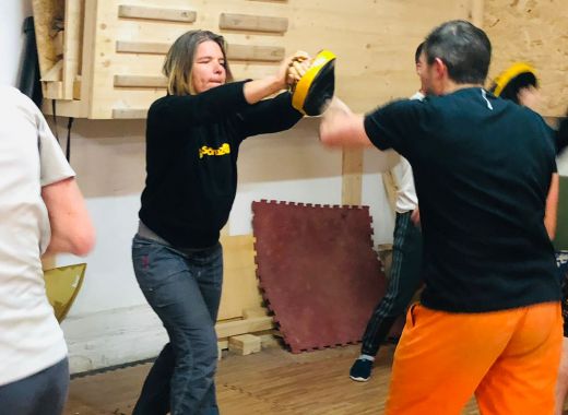 Initiation boxe et self-défense avec apéro diaporama Mali 2021 - #8