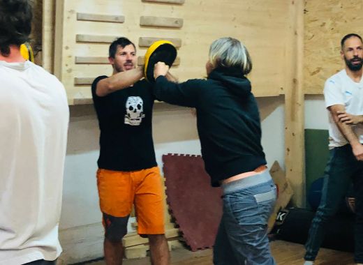 Initiation boxe et self-défense avec apéro diaporama Mali 2021 - #13
