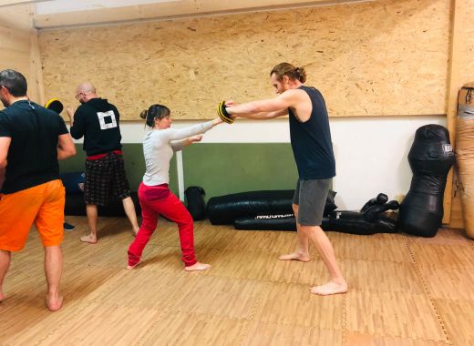 Initiation boxe et self-défense avec apéro diaporama Mali 2021 - #11