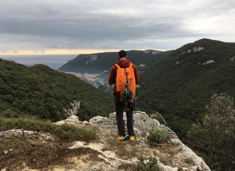 Sortie grimpe à Finale Ligure, Italie